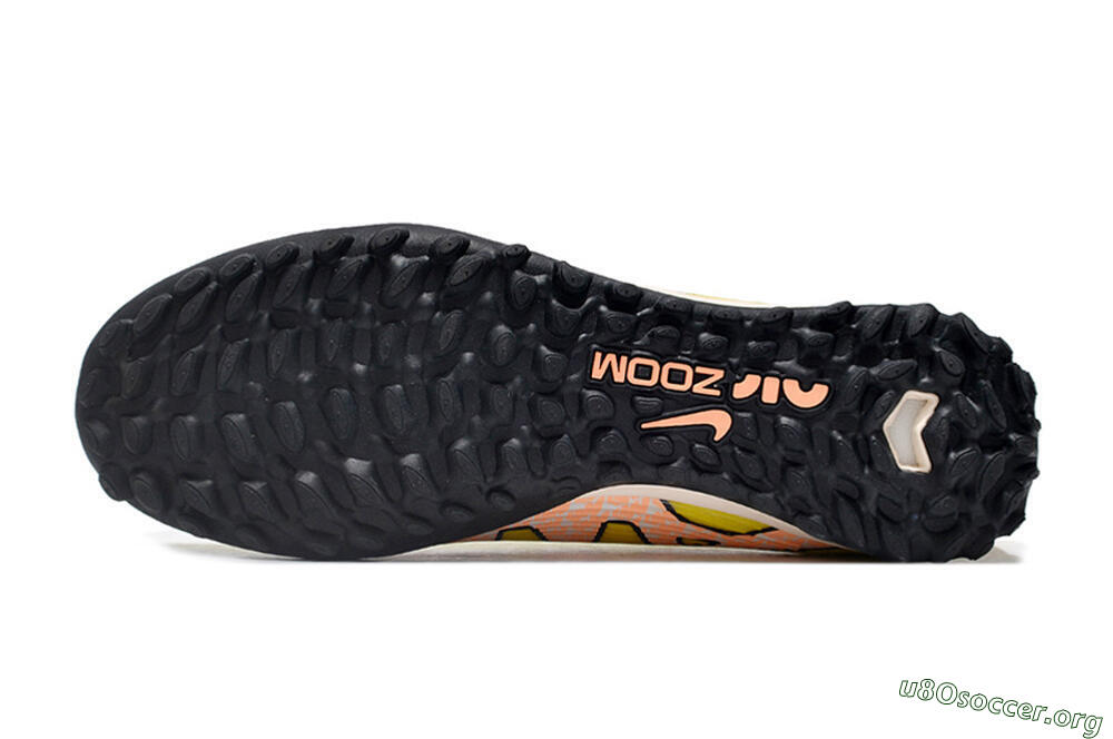 Nike Air Zoom Mercurial Vapor 15 Pro TF Football Shoes - Yellow/Pink/White/Black 6