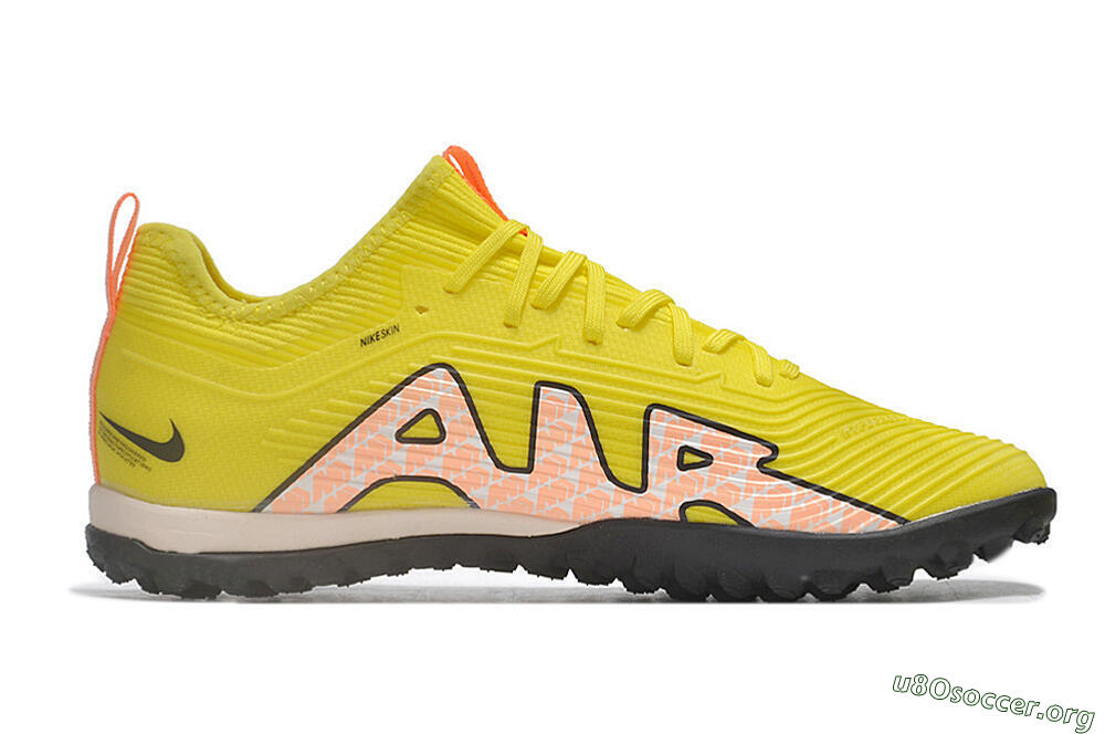 Nike Air Zoom Mercurial Vapor 15 Pro TF Football Shoes - Yellow/Pink/White/Black 7
