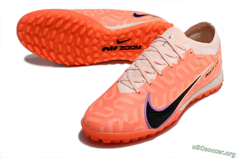Nike Air Zoom Mercurial Vapor 15 Elite TF Football Shoes - Orange/White/Black 0