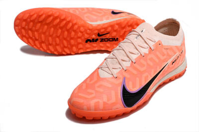 Nike Air Zoom Mercurial Vapor 15 Elite TF Football Shoes - Orange/White/Black