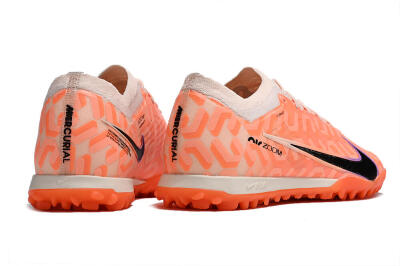 Nike Air Zoom Mercurial Vapor 15 Elite TF Football Shoes - Orange/White/Black