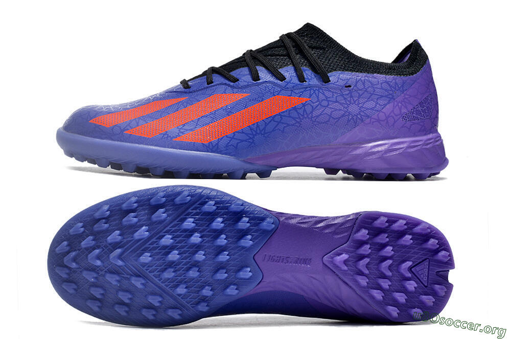 Adidas X Crazyfast.1 TF Football Shoes - Blue/Red/Purple 1