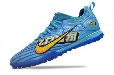 Nike Air Zoom Mercurial Vapor 15 Pro TF Football Shoes - Blue/Yellow/Orange/White