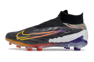 Nike Phantom GX Elite FG Football Boots - Black/Yellow/Orange/Purple