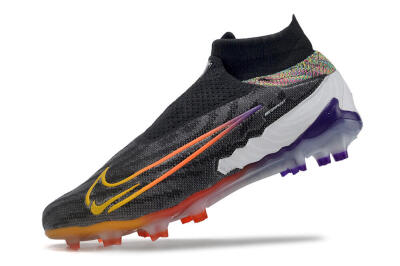 Nike Phantom GX Elite FG Football Boots - Black/Yellow/Orange/Purple
