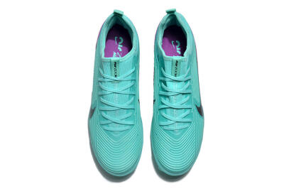Nike Air Zoom Mercurial Vapor 15 Pro TF Football Shoes - Jade/Black/Purple
