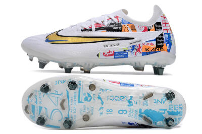 Nike Phantom GX Elite SG Football Boots - White/Rainbow