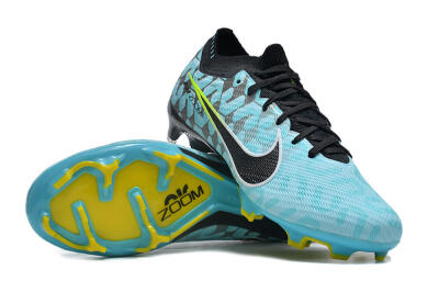 Nike Air Zoom Mercurial Vapor 15 Elite FG Football Boots - Blue/Black/White/Green