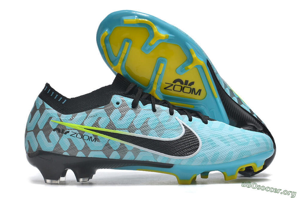 Nike Air Zoom Mercurial Vapor 15 Elite FG Football Boots - Blue/Black/White/Green 2
