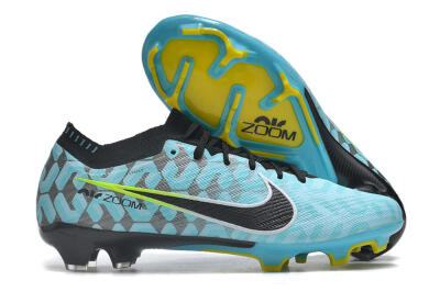 Nike Air Zoom Mercurial Vapor 15 Elite FG Football Boots - Blue/Black/White/Green