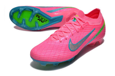 Nike Air Zoom Mercurial Vapor 15 Elite FG Football Boots - Pink/Silver/Blue/Yellow