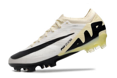 Nike Air Zoom Mercurial Vapor 15 Elite FG Football Boots - White/Beige/Black