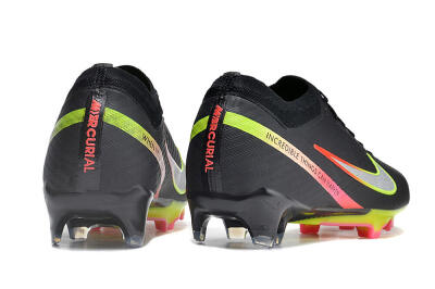 Nike Air Zoom Mercurial Vapor 15 Elite FG Football Boots - Black/Silver/Yellow/Red