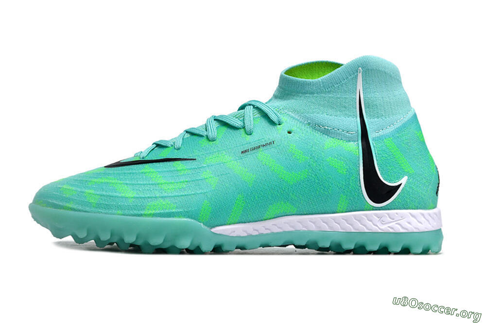 Nike Phantom Luna Elite NU TF Football Shoes - Green/Black/White 3