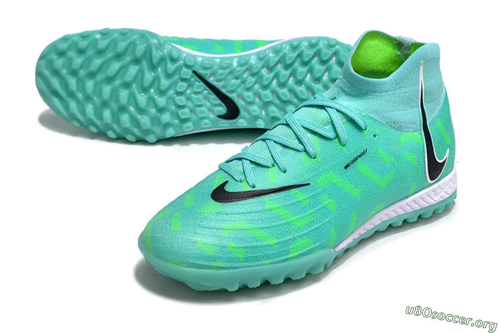 Nike Phantom Luna Elite NU TF Football Shoes - Green/Black/White 0