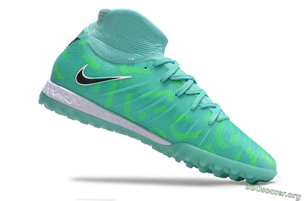 Nike Phantom Luna Elite NU TF Football Shoes - Green/Black/White 4
