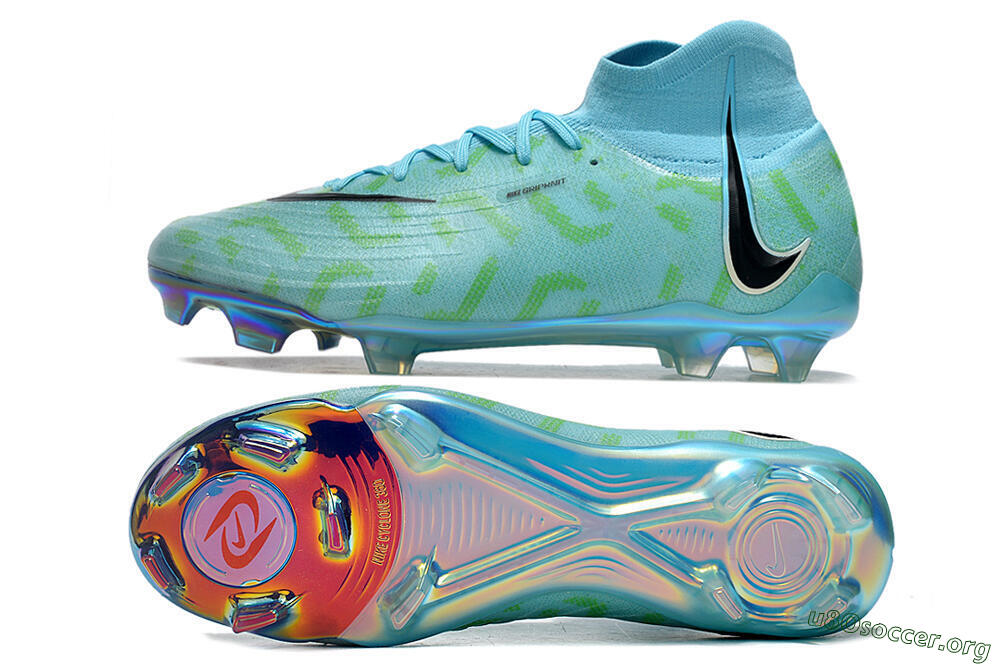 Nike Phantom Luna Elite NU FG Football Boots - Blue/Green/Black/Gold 1