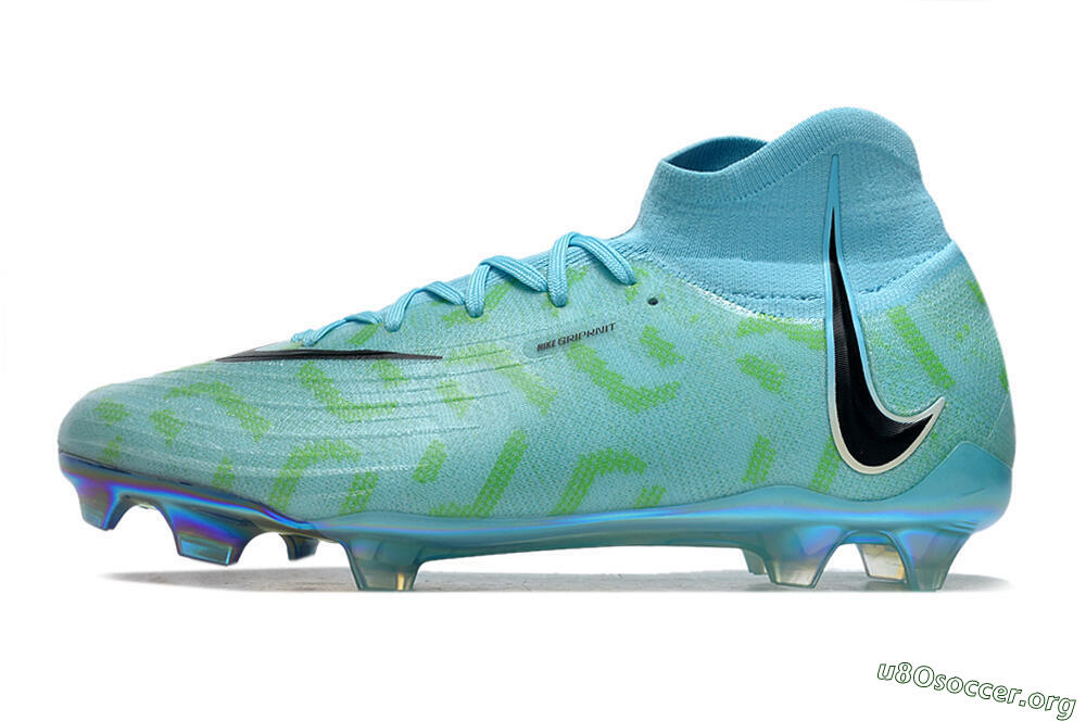 Nike Phantom Luna Elite NU FG Football Boots - Blue/Green/Black/Gold 3