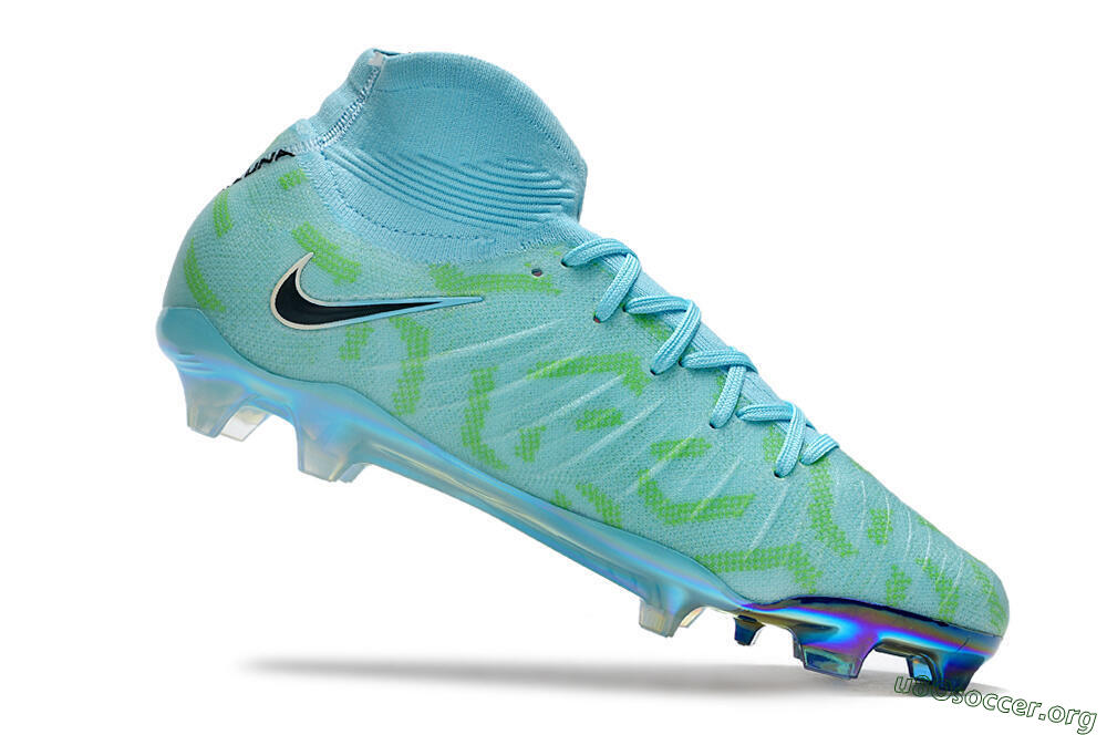 Nike Phantom Luna Elite NU FG Football Boots - Blue/Green/Black/Gold 4