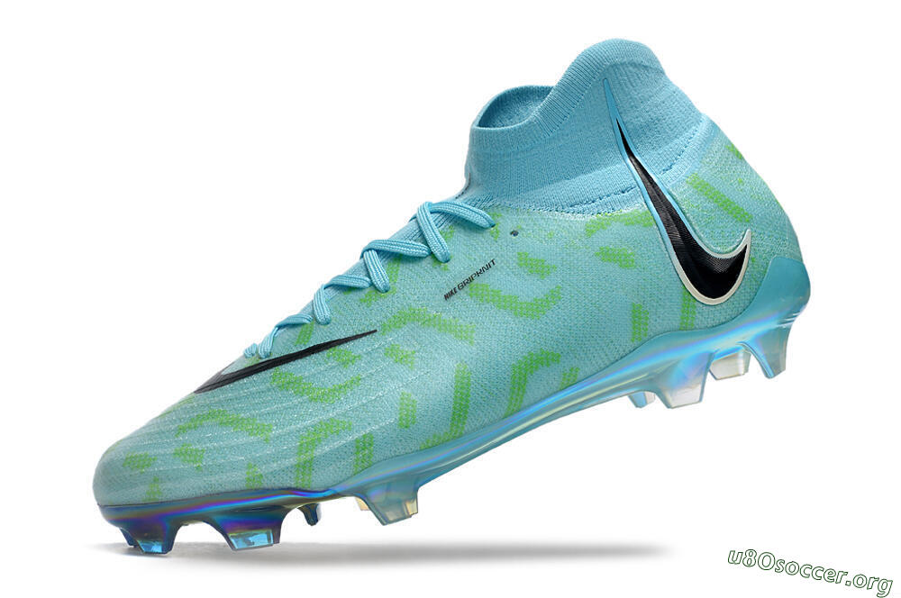 Nike Phantom Luna Elite NU FG Football Boots - Blue/Green/Black/Gold 5