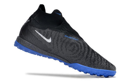 Nike Phantom GX Elite DF Link TF Football Shoes - Grey/Black/Blue