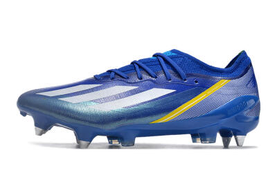 Adidas X Crazyfast.1 Brazil SG Football Boots - Blue/White/Yellow