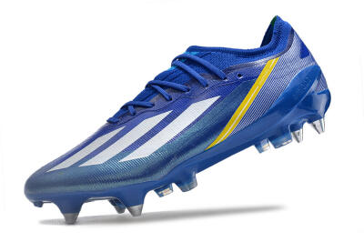 Adidas X Crazyfast.1 Brazil SG Football Boots - Blue/White/Yellow