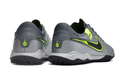 Nike Tiempo Legend 10 Academy TF Football Shoes - Silver/Grey/Yellow