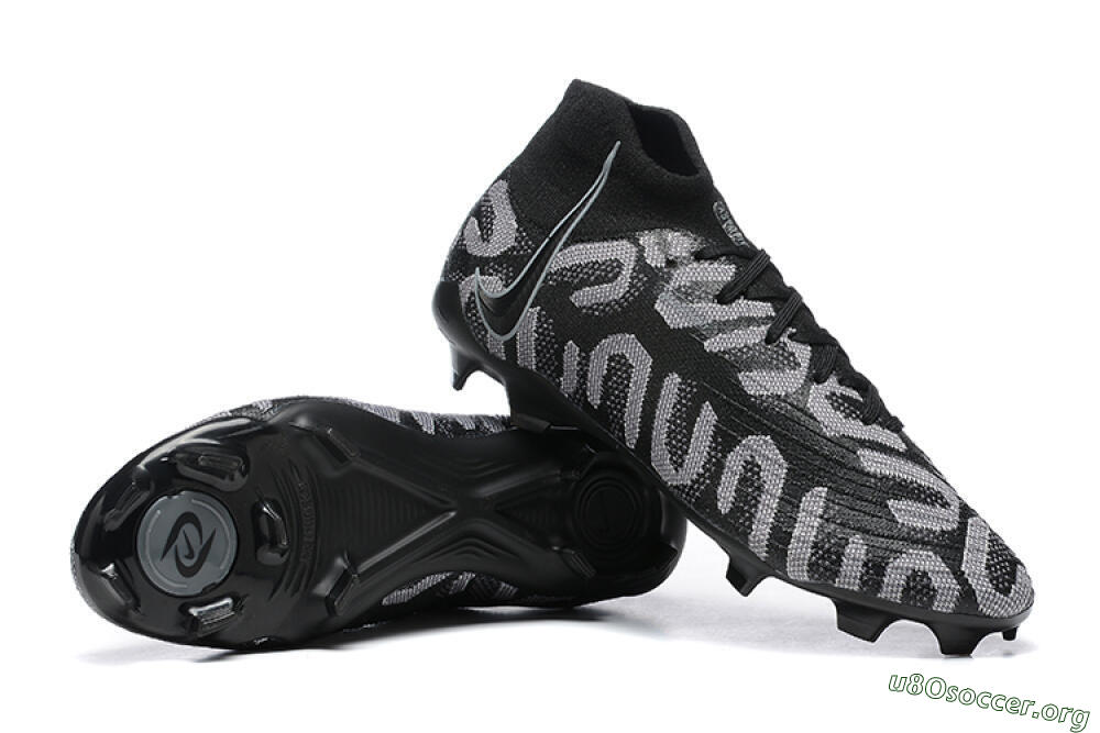 Nike Phantom Luna Elite FG Football Boots - Black/Grey 4