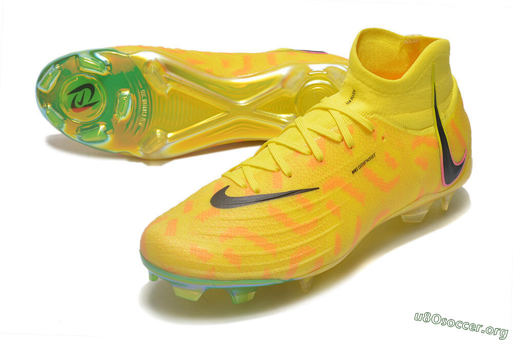 Nike Phantom Luna Elite FG Football Boots - Yellow/Black/Pink 0