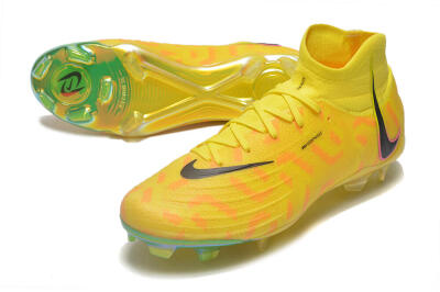 Nike Phantom Luna Elite FG Football Boots - Yellow/Black/Pink