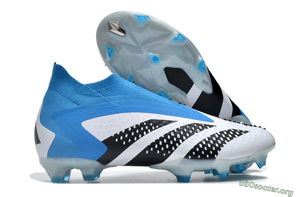 Adidas Predator Accuracy+ FG Football Boots - Blue/Black/White 2