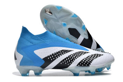 Adidas Predator Accuracy+ FG Football Boots - Blue/Black/White
