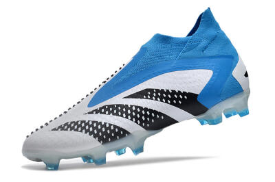 Adidas Predator Accuracy+ FG Football Boots - Blue/Black/White