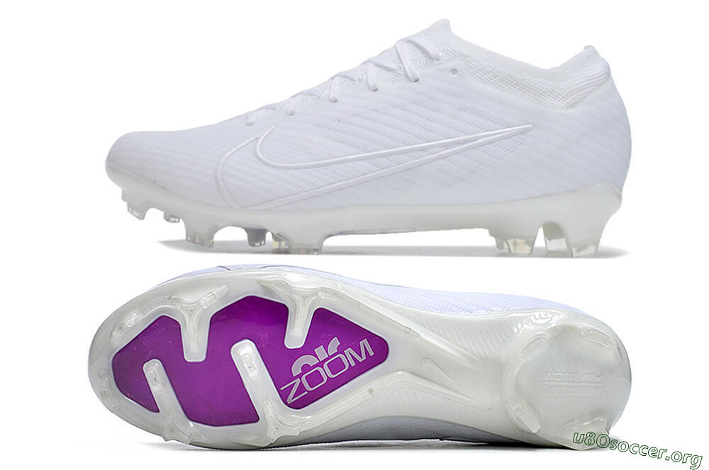 Nike Air Zoom Mercurial Vapor 15 Elite Change Color In Sunlight FG Football Boots - White/Purple 1