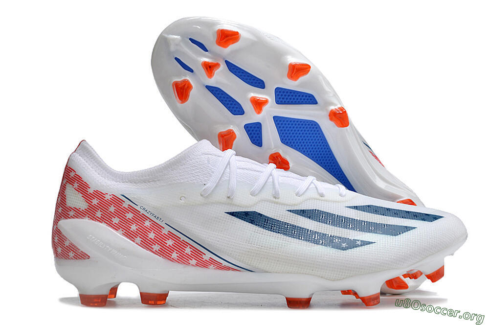 Adidas X Speedportal.1 FG Football Boots - White/Black/Red 2