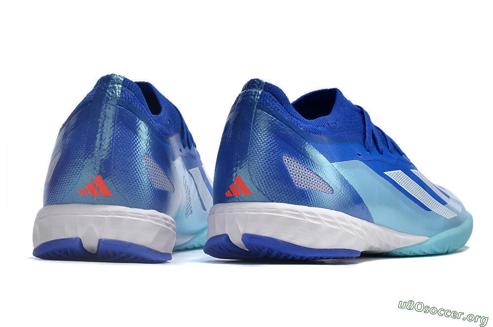 Adidas X Crazyfast.1 IC Football Shoes - Blue/White/Jade 6