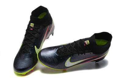 Nike Air Zoom Mercurial Superfly 9 Elite FG Football Boots - Black/Silver/Yellow/Pink
