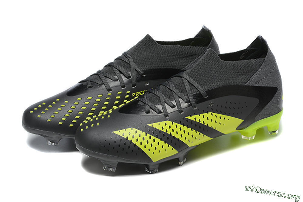 Adidas Predator Accuracy.1 FG Football Boots - Black/Yellow 5