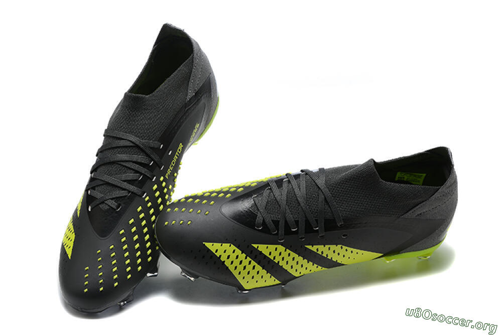 Adidas Predator Accuracy.1 FG Football Boots - Black/Yellow 6