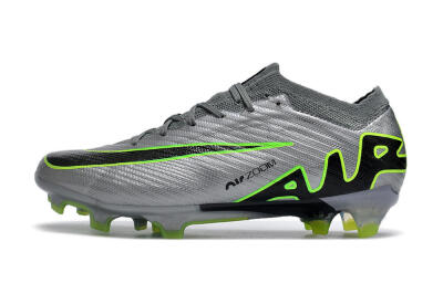 Nike Air Zoom Mercurial Vapor 15 Elite FG Football Boots - Silver/Black/Yellow