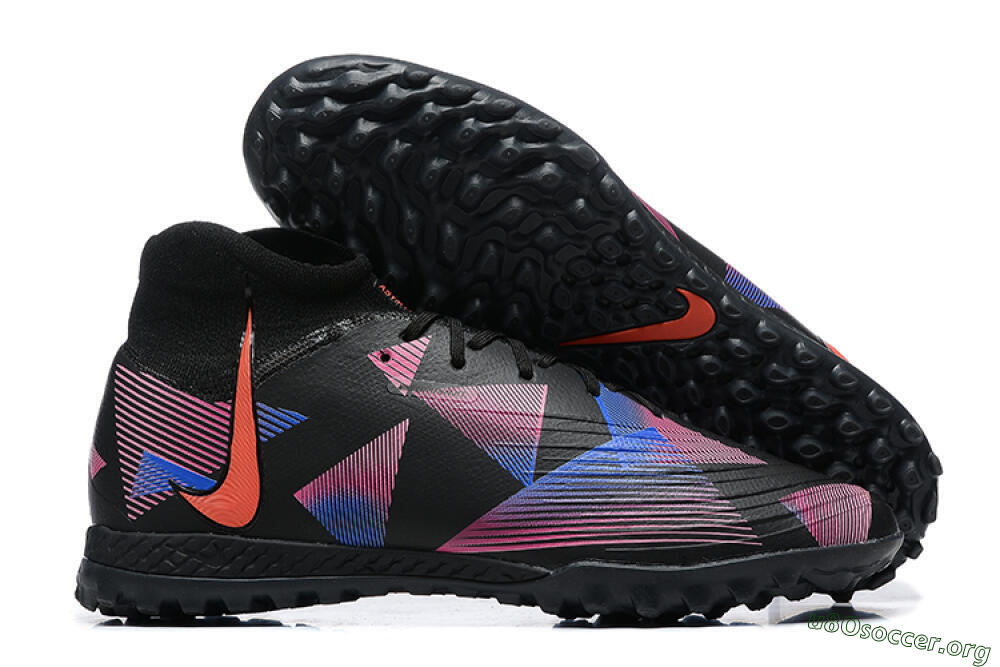 Nike Phantom Luna Elite TF Football Shoes - Black/Blue/Red/Pink 2