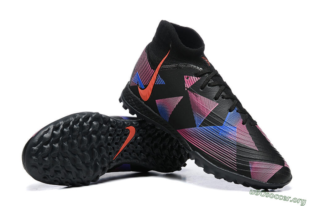 Nike Phantom Luna Elite TF Football Shoes - Black/Blue/Red/Pink 4