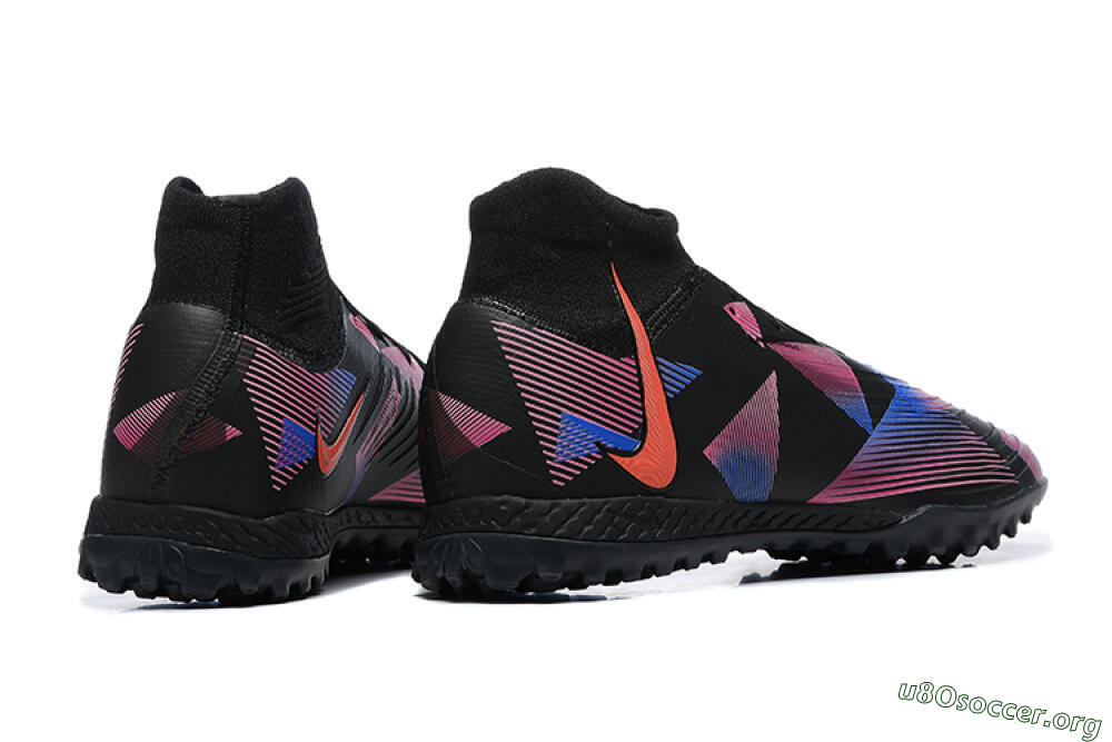 Nike Phantom Luna Elite TF Football Shoes - Black/Blue/Red/Pink 9