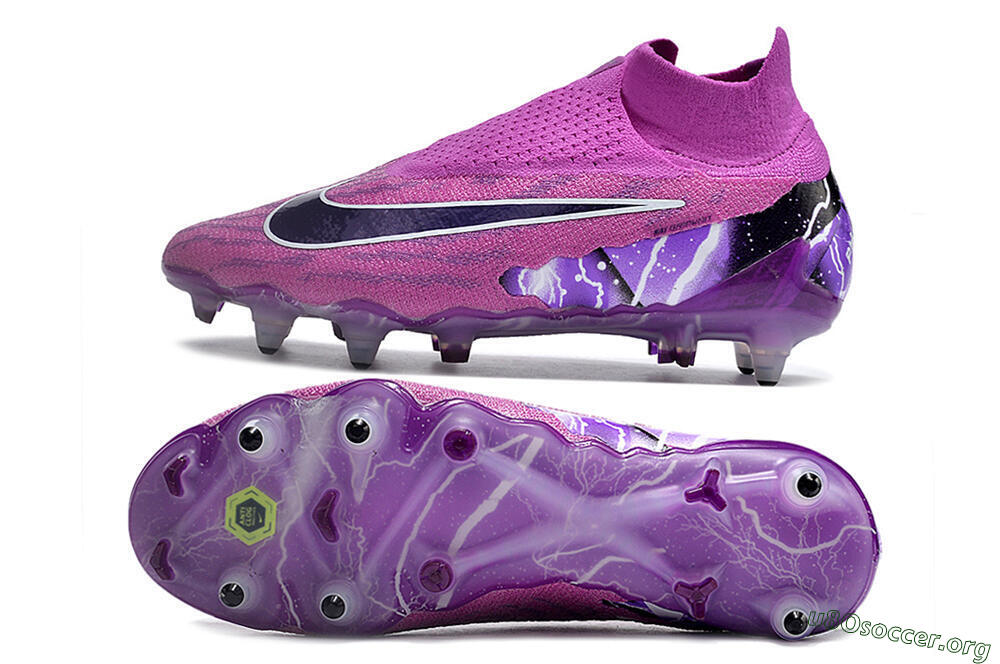 Nike Phantom GX Thunder Elite DF Link SG Football Boots - Purple/White/Black 1