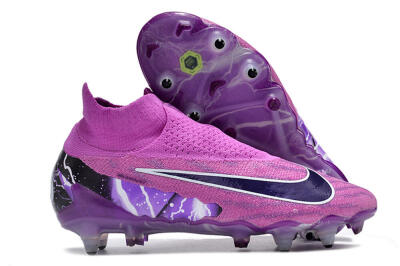 Nike Phantom GX Thunder Elite DF Link SG Football Boots - Purple/White/Black