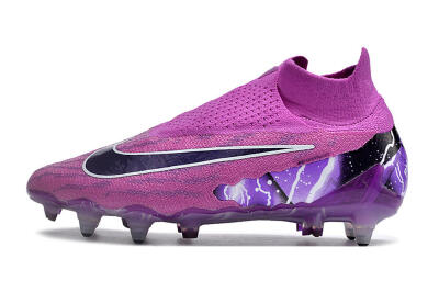 Nike Phantom GX Thunder Elite DF Link SG Football Boots - Purple/White/Black