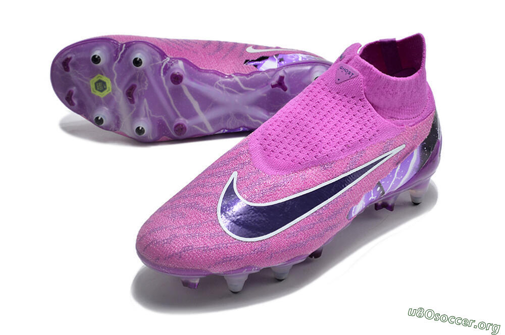 Nike Phantom GX Thunder Elite DF Link SG Football Boots - Purple/White/Black 0