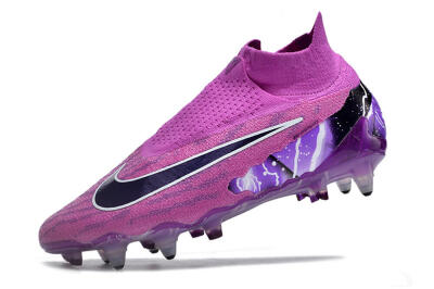 Nike Phantom GX Thunder Elite DF Link SG Football Boots - Purple/White/Black