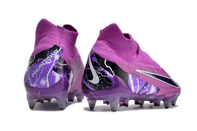 Nike Phantom GX Thunder Elite DF Link SG Football Boots - Purple/White/Black